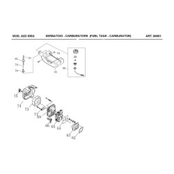 Ama Spare Parts for Brushcutter AG3 530U