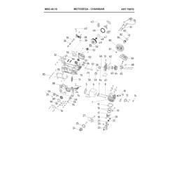 Ama Spare Parts for Chainsaw NBG 45.16