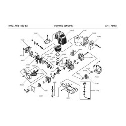 Ricambi Ama per Decespugliatore AG2 450U E2