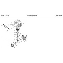 Ricambi Ama per Decespugliatore AG2 265