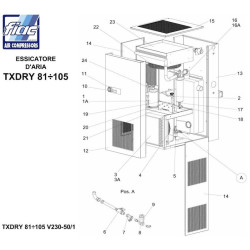 Ricambi Fiac per Essiccatore TXDRY 81-105