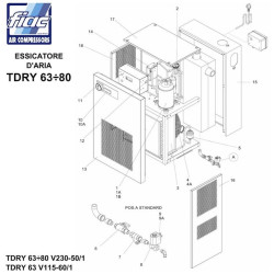 Ricambi Fiac per Essiccatore TDRY 63-80