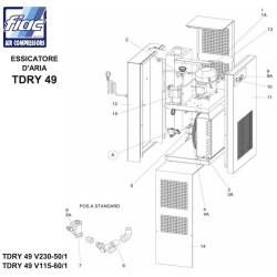 Fiac Spare Parts for Drier TDRY 49