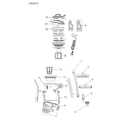Ricambi Valex per Aspirapolvere APL3070L
