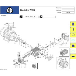 Annovi & Reverberi Parts for Pressure Washer AR7870