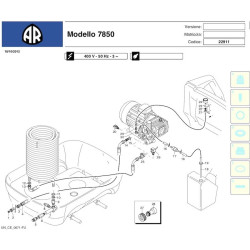 Ricambi per Idropulitrici Annovi & Reverberi AR7850