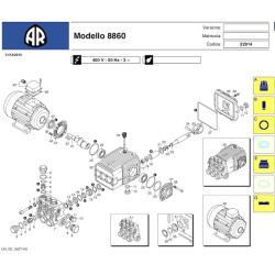 Annovi & Reverberi Parts for Pressure Washer AR8860