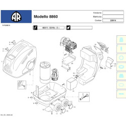 Ricambi per Idropulitrice Annovi & Reverberi AR8860