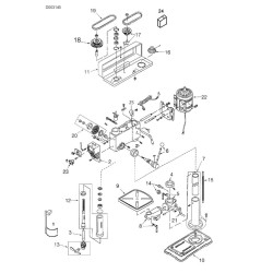 Valex Spare Parts for Drill Press TR16A