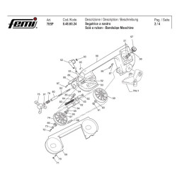 Femi Spare Parts for Band Saw 785P - 8486024