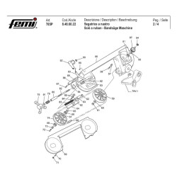 Ricambi Femi per Segatrice a Nastro 785P - 8486022