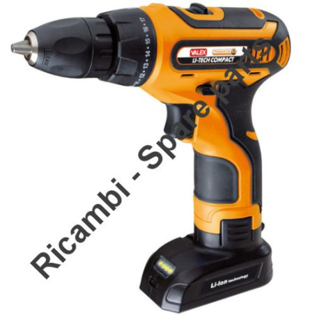 Ricambi Valex per Trapano Avvitatori a Batteria LI-TECH COMPACT 114