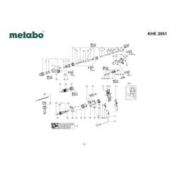Ricambi Metabo per Martello Combinato KHE 2851