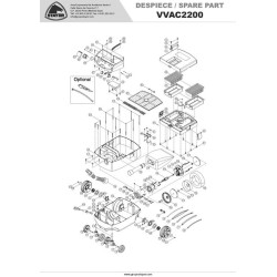 Stayer Spare Parts for Vacuum Cleaner VVAC2200