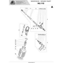 Stayer Spare Parts for Pressure Washer HL110