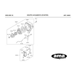 Ricambi Ama per Decespugliatore AG 260 TR–AG2 265