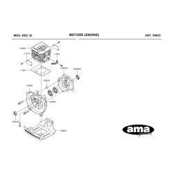 Ricambi Ama per Decespugliatore AG 260 TR–AG2 265
