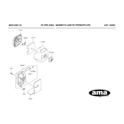 Ricambi Ama per Decespugliatore AG 260 TR–AG2 265