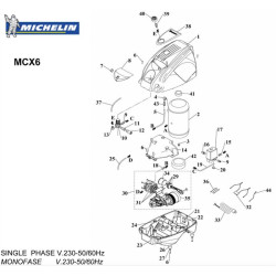 Michelin Spare Parts for Piston Air Compressor MCX 6