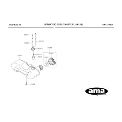 Ricambi Kawasaki per Decespugliatore KBC 45
