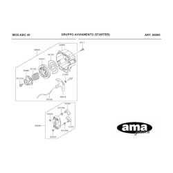 Ricambi Ama per Decespugliatore AG 260 TR–AG2 265