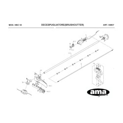 Kawasaki Spare Parts for Bruschcutter KBC 53