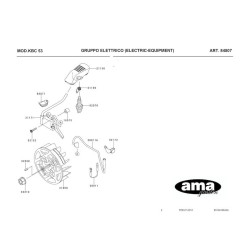 Ricambi Ama per Decespugliatore AG 260 TR–AG2 265