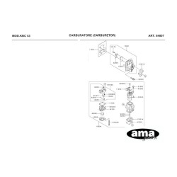 Ricambi Ama per Decespugliatore AG 260 TR–AG2 265