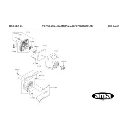 Ricambi Ama per Decespugliatore AG 260 TR–AG2 265