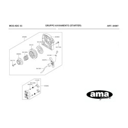Kawasaki Spare Parts for Bruschcutter KBC 53