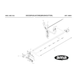 Ricambi Ama per Decespugliatore AG 260 TR–AG2 265