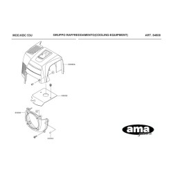 Ricambi Ama per Decespugliatore AG 260 TR–AG2 265