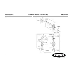 Ricambi Ama per Decespugliatore AG 260 TR–AG2 265
