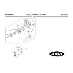 Ricambi Kawasaki per Decespugliatore KBC 53U