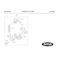 Kawasaki Spare Parts for Bruschcutter KBC 53U