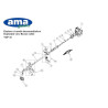 Ricambi Ama per Decespugliatore AG 260 TR–AG2 265