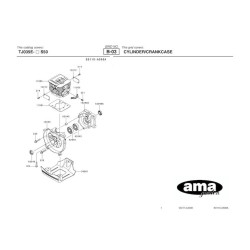 Ricambi Ama per Decespugliatore AG 260 TR–AG2 265
