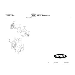 Ricambi Ama per Decespugliatore AG 260 TR–AG2 265