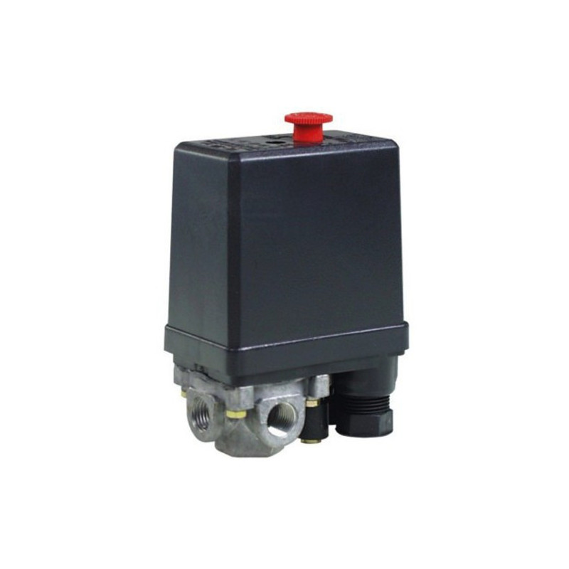 Pressostato Monofase per Compressore con Valvola Scarico in Nylon