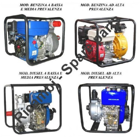 Ricambi CM per Corpo Pompa Autoadescante Alta Preval. 2" LTF50 - LDF50