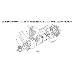 CM Spare Parts for Self Priming Hight Prev. Body Pump 2" LTF50 - LDF50