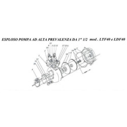 Ricambi CM per Corpo Pompa Autoadescante Alta Prev. 1"1/2 LTF40 - LDF40