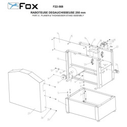 Fox Spare Parts for Planer and Thicknesser F22-568
