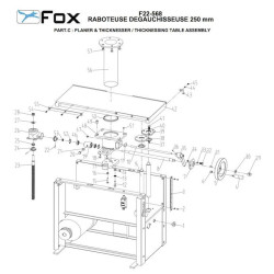 Ricambi Fox per Banchi Sega F36522A-F36521