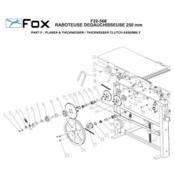 Ricambi Fox per Pialla Filo e Spessore F22-568