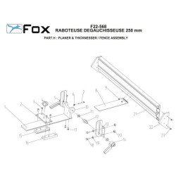 Ricambi Fox per Banchi Sega F36522A-F36521