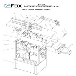 Fox Spare Parts for Planer and Thicknesser F22-568