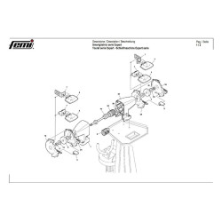 Ricambi Femi per Mola da Banco Combinata 425 - 8025620