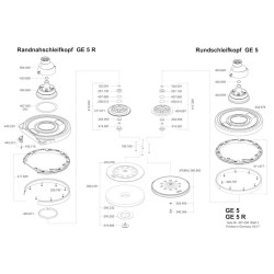 Ricambi Flex per Levigatrice per Pareti e Soffitti a Giraffa GE 5