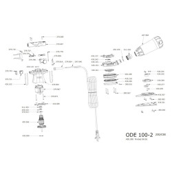 Flex Spare Parts for Delta Orbital Sander ODE 100-2